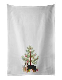 NEW Bernedoodle Christmas Tree Kitchen Towel Set of 2 White Dish Towels Decorative Bathroom Hand towel for Hand, Face, Hair, Yoga, Tea, Dishcloth