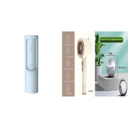 Mini Portable Handheld Garment Steamer Fabric Steam Iron For Clothes Travel Home Appliances Vertical US Plug Ironing Machine (Option: Beige set1-Us-1PCS)