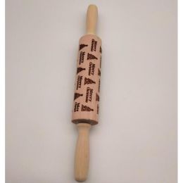 Rolling Pin Christmas Embossing (Option: Merry Christmas 35cm)