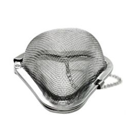 Stainless Steel Cooking Spices Infuser Fine Mesh Loose Tea Herbal Strainer Extended Chain Kitchen Seasoning Balls Outdoor Home Kitchen Accessorie (Style: Heart)