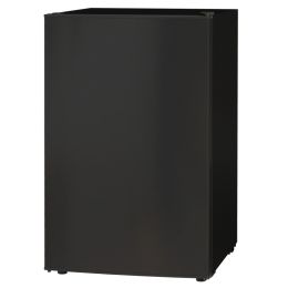 4.5 Cu.Ft Mini Fridge, Single Door Refrigerator with Freezer, Wheels, Adjustable Thermostat, Reversible Door, Black (Option: Black-560x590x920 mm)